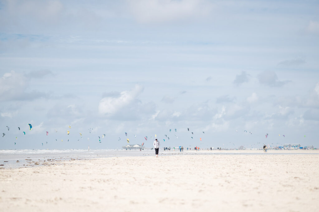 Sankt Peter Ording - Hamburger Quiddje auf Reisen